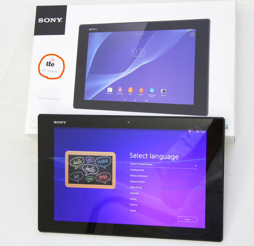 Sony Xperia Z2 Tablet SGP521│ほげほげ日記