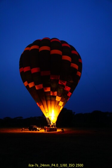タンザニア7　セレンゲティで熱気球
